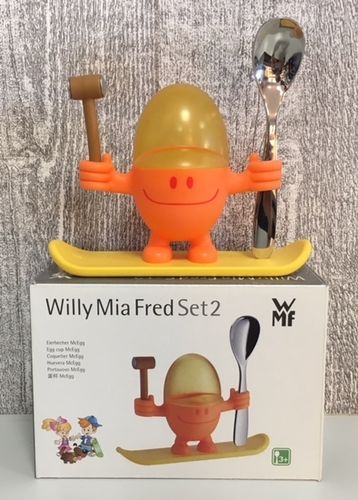 Eierbecher McEgg - WMF - Willy Mia Fred Set 2 orange