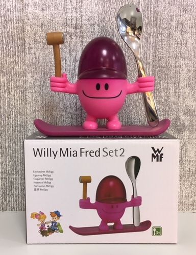 Eierbecher McEgg - WMF - Willy Mia Fred Set 2 pink