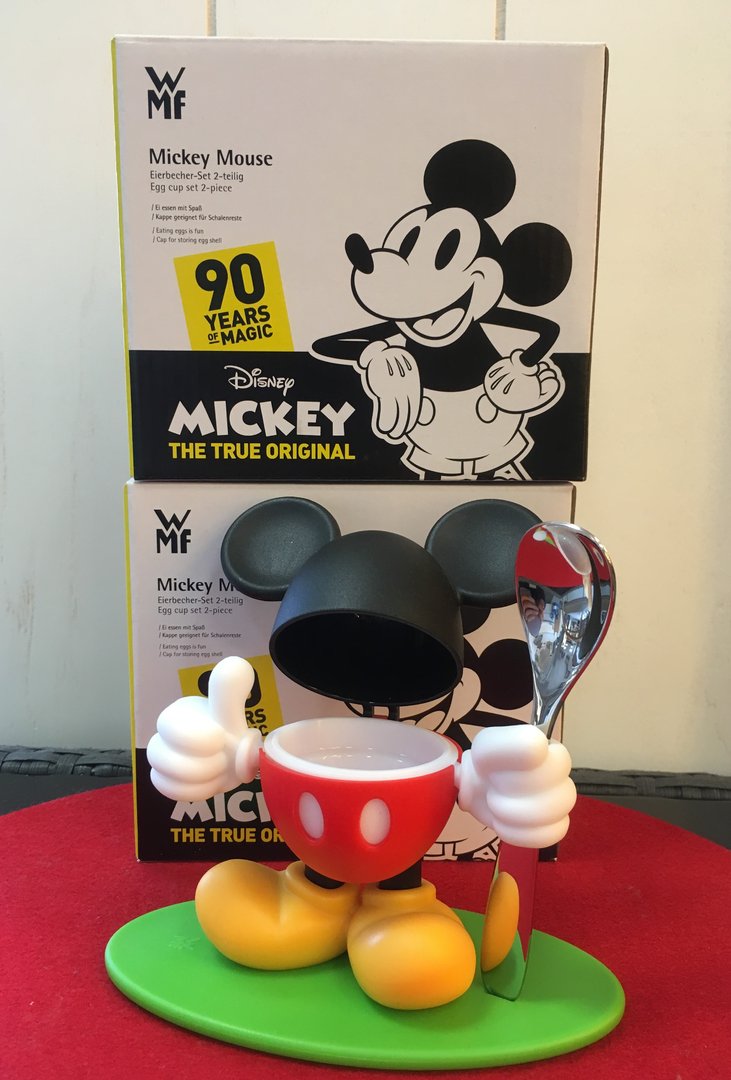Eierbecher-Set 2 teilig WMF Motiv "Mickey Mouse"